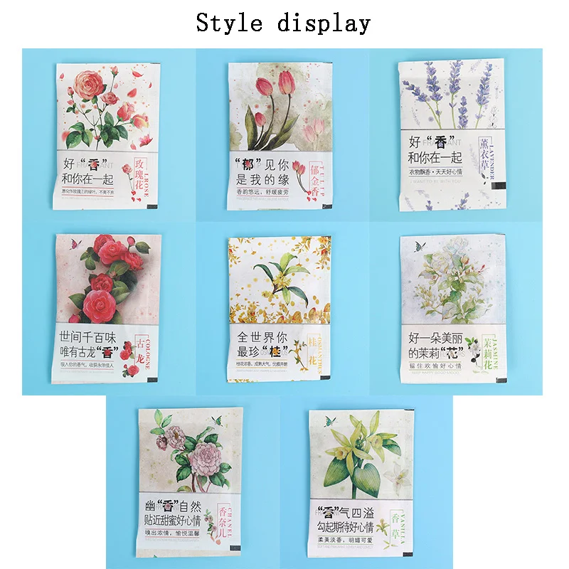 

Sachet for Purse Accessories ,Shoe Box ,Clothing and Wardrobe Multiple scents to choose Remove Peculiar Smell and Purify The Air