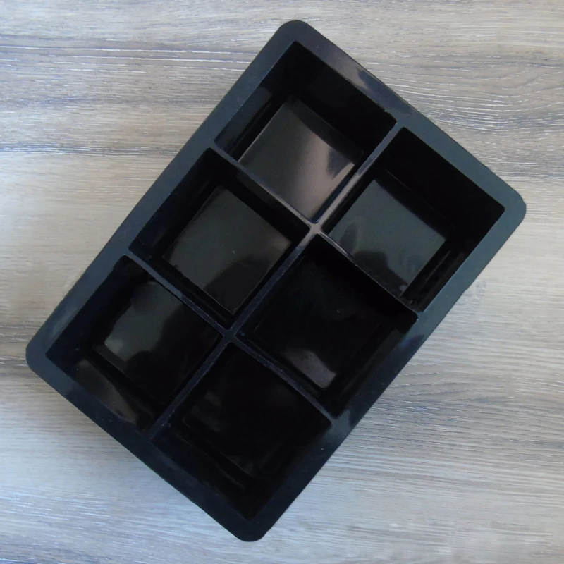 6 Grid Silicone Wedding Fruit Chocolate Decoration Tool Tray Jelly Iced Cube Molds Ice Cream Make Mold Tools |