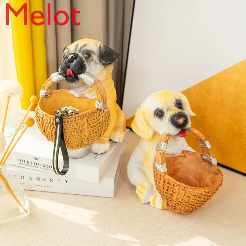 

Hallway Key Ornaments Gathering Entrance Nordic Home Living Room Creative Decorations Multi-Functional Desktop Storage Box