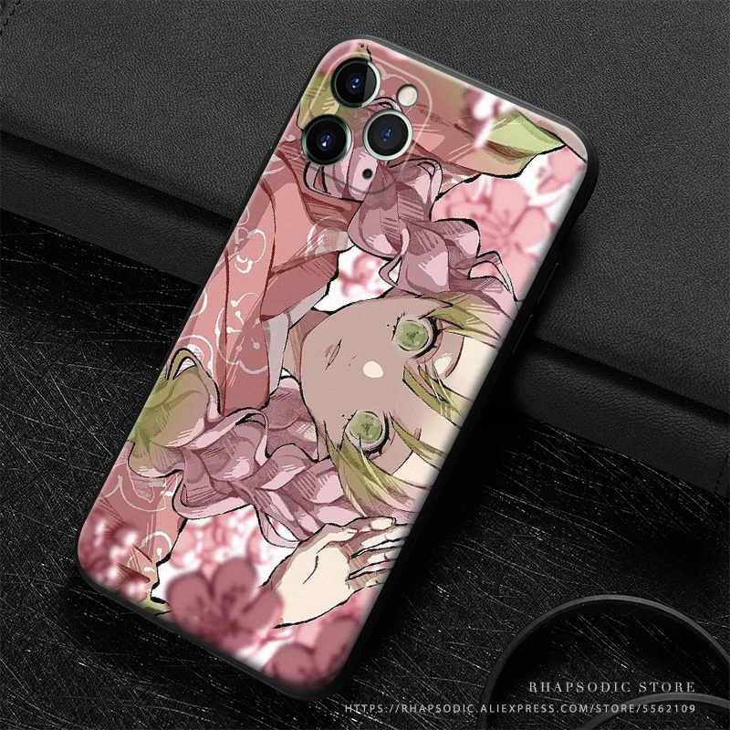 mitsuri kanroji kimetsu no yaiba soft silicone tpu phone case cover shell for iphone se 6 6s 7 8 plus x xr xs 11 12 mini pro max free global shipping