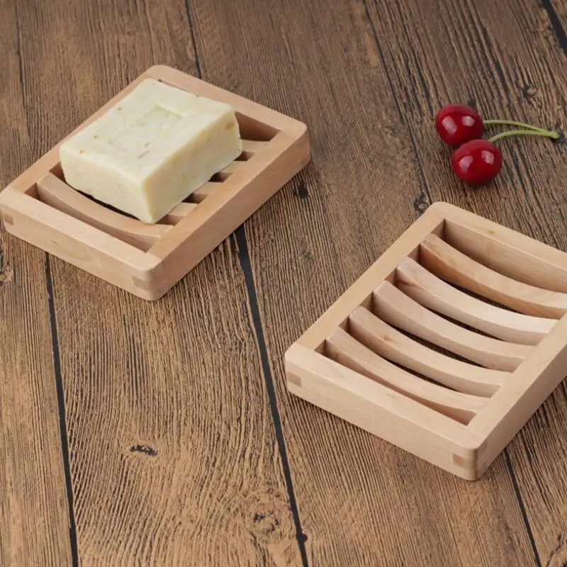 Деревянная мыльница для ванной и душа дома держатель мыльницы хранения коробки