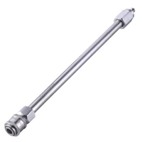hismith 30cm metal extension tube with kliclok connector for premium sex machine high quality thrusting distance extension rod