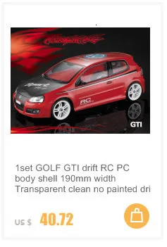 1 Набор BLITZ ER34 1/10 drift RC PC корпус 195 ширина прозрачный чистый не окрашенный drift корпус RC hsp hpi trax Tamiya