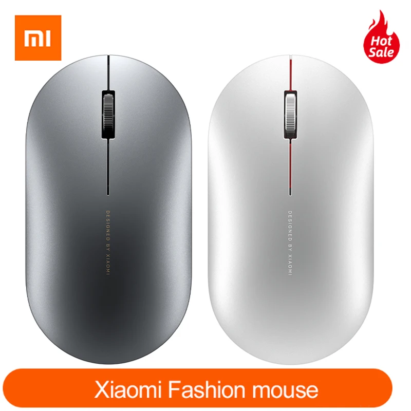 Новая модная мышь Xiaomi Mi Портативная Беспроводная игровая с Bluetooth 1000 точек/дюйм 2 4