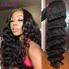 Парики из человеческих волос, волнистый, фронтальный парик на сетке HD 13*1 6*1 T, парик на сетке, предварительно выщипанный малазийский парик на сетке Remy для женщин