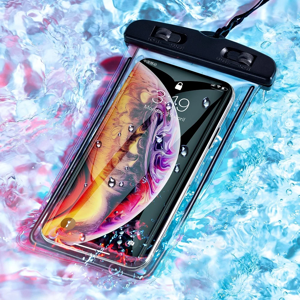 IP68 водонепроницаемый чехол для IPhone 12 XS Max XR X 8 7 6 Plus Poco X3 Samsung S10 крышка мешок