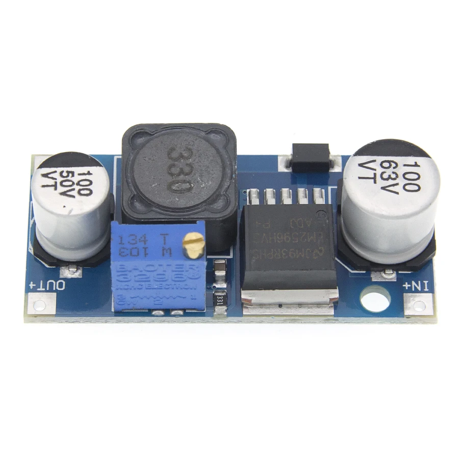 Новый Регулируемый понижающий преобразователь LM2596HVS LM2596 HV LM2596HV модуль питания 4 5