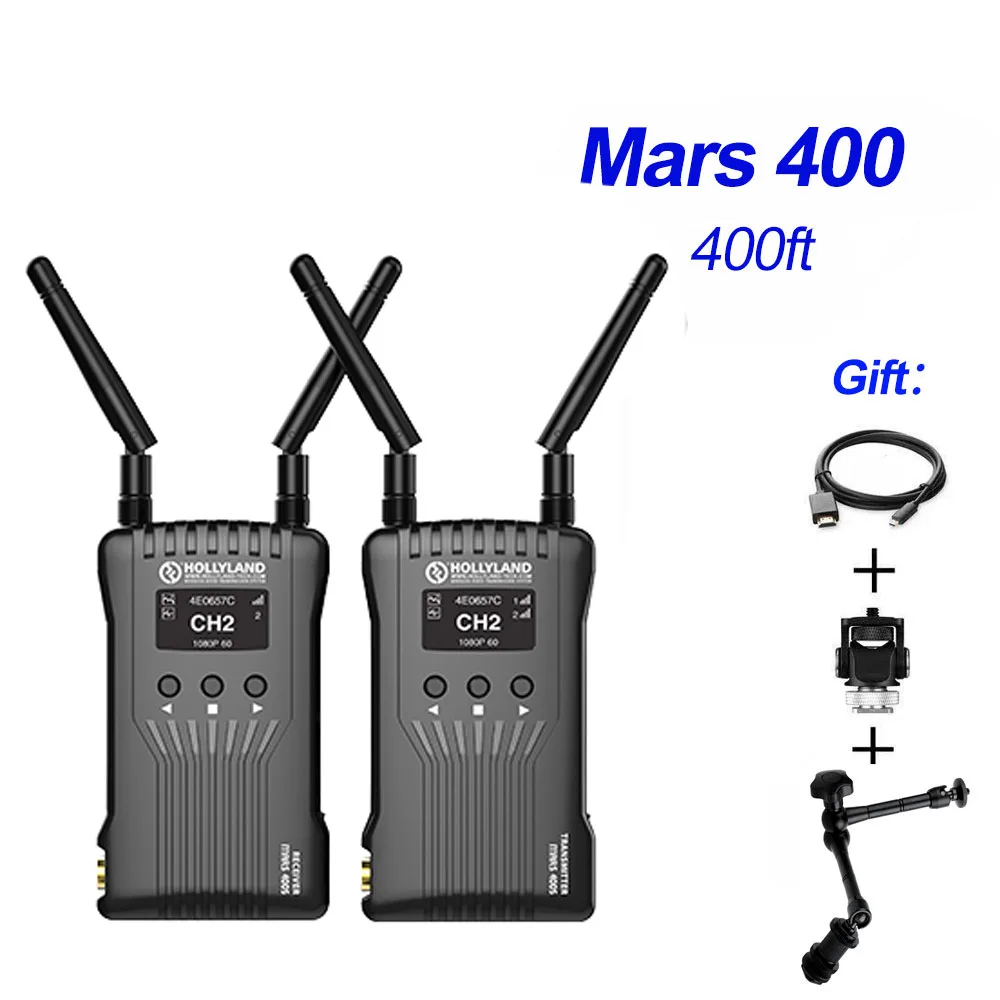 HOLLYLAND 400S 400FT HDMI+ SDI 1080P фото передатчик для камеры изображения беспроводной HD видео передачи приемник