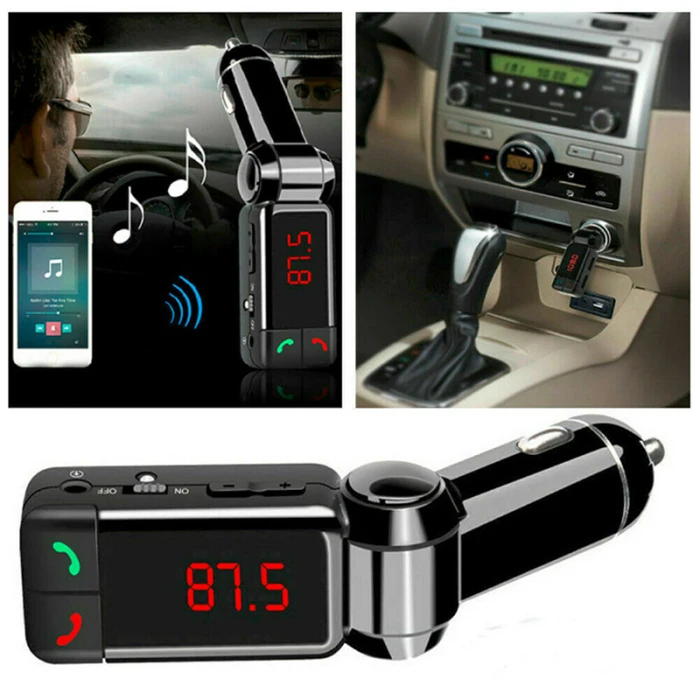 Bluetooth FM передатчик беспроводной MP3 плеер Автомобильный Комплект двойной USB зарядное устройство для универсальных телефонов и распродажа
