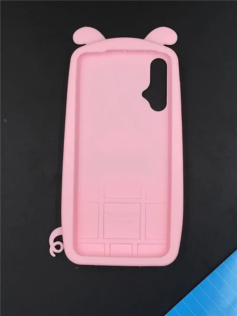 

For Huawei Nova 5 Nova 5 Pro 3D Cartoon Pink Pig Silicone Phone Case For Huawei Nova 5 Nova 5 Pro Silicon Gell Phone Case