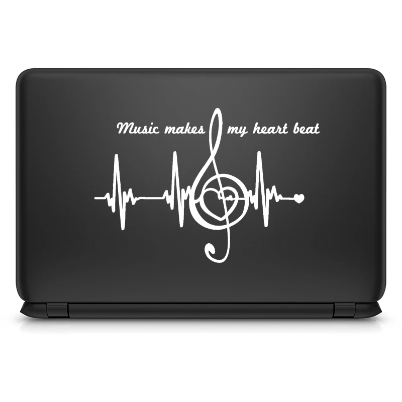 Музыка которая проигрывает мелодии из фильмов Heart Beat ноутбук Стикеры для Macbook Pro 16