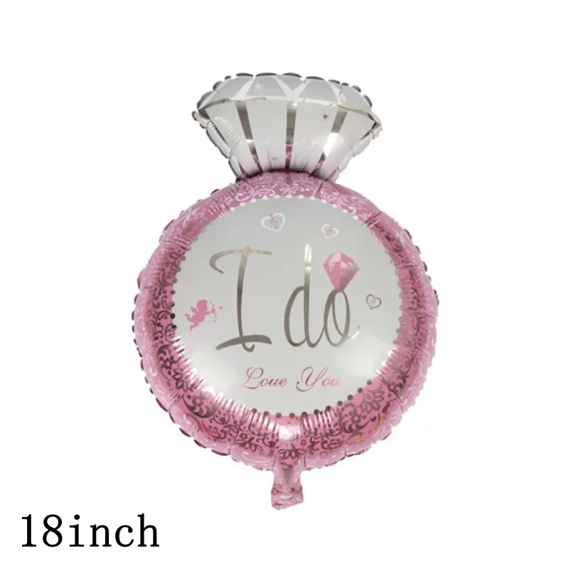 18 Inch Round White Gold Glitter Print Mr &amp Mrs LOVE Foil Balloons Bride Marriage Wedding Decor Valentine's Day Event Supplies | Дом и