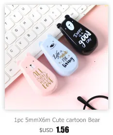 1 шт. милый мультфильм 5 мм X 20 м высокой емкости коррекционная лента для детей школьные принадлежности канцелярский магазин kawaii