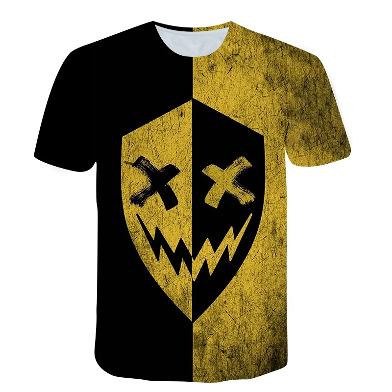 

XOXO - men's 3D printed T-shirt, large short sleeve youth shirt, urban fashion, hip hop, novelty in summer 2021
