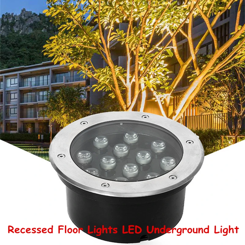 

3W 5W 6W 7W LED Underground Light Underwater Light Fountain Lights Terrace Lighting garden lamp 12v 24v 220V IP68 Outdoor Lamps
