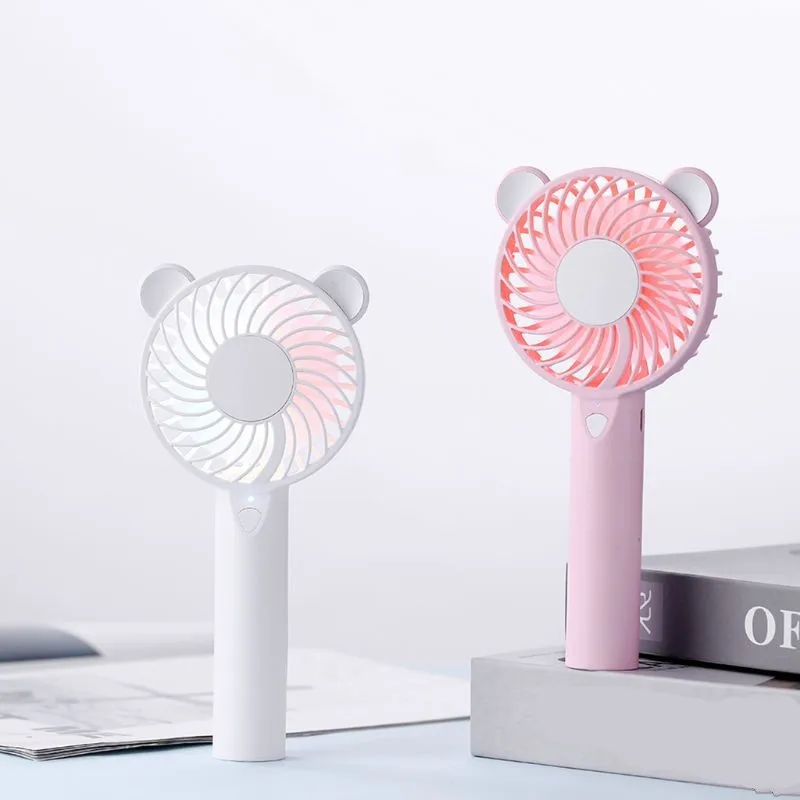 Крутой медвежонок воздушный вентилятор с милым мультипликационным принтом