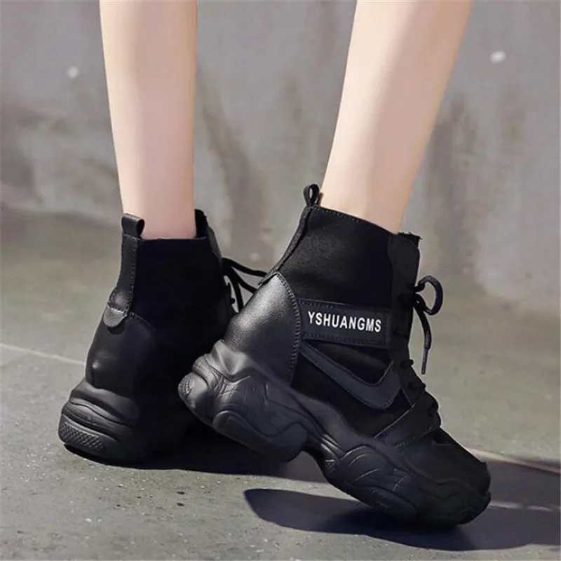 Женские парусиновые ботинки ZPXHSM повседневные дышащие кроссовки на толстой