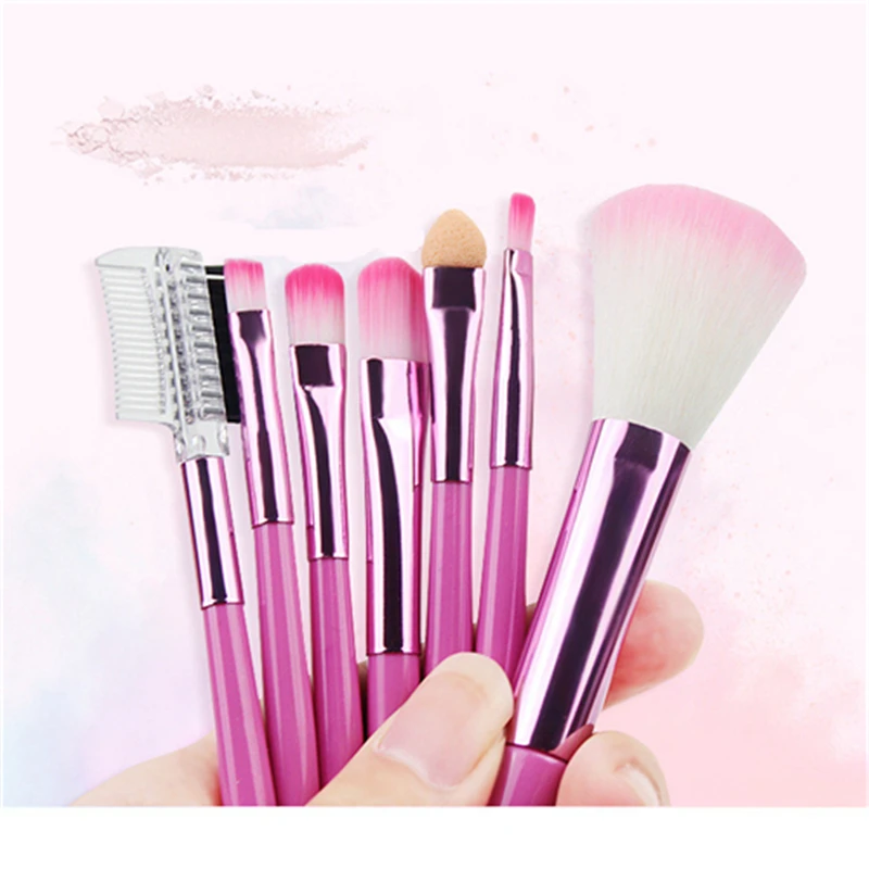 Портативный косметическая пудра для бровей наборы кистей макияжа с из