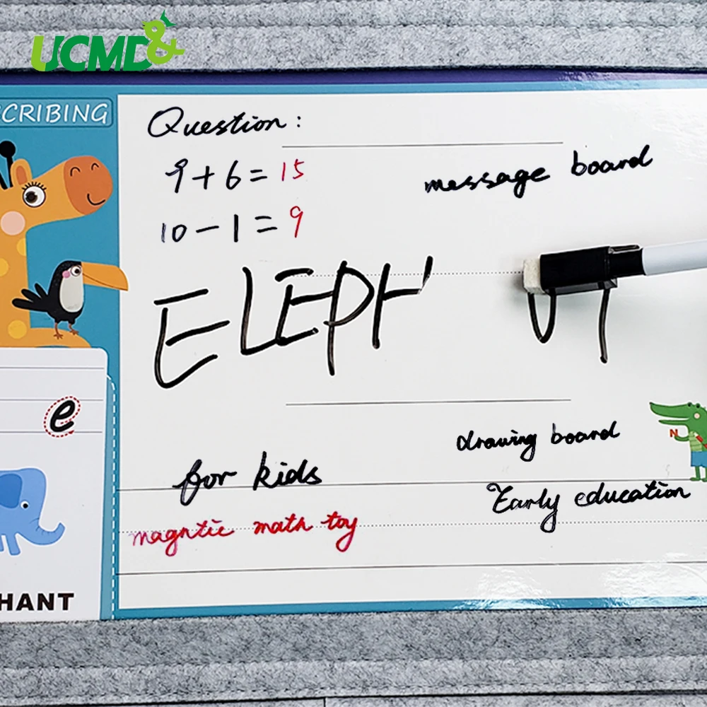 Обучающая игра-головоломка Монтессори с английским словом и алфавитом