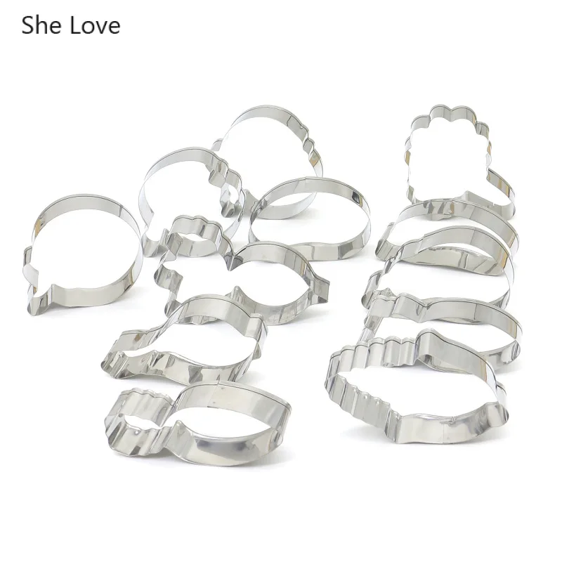 12 шт./лот овощерообразные формы из нержавеющей стали полимерная глина режущие