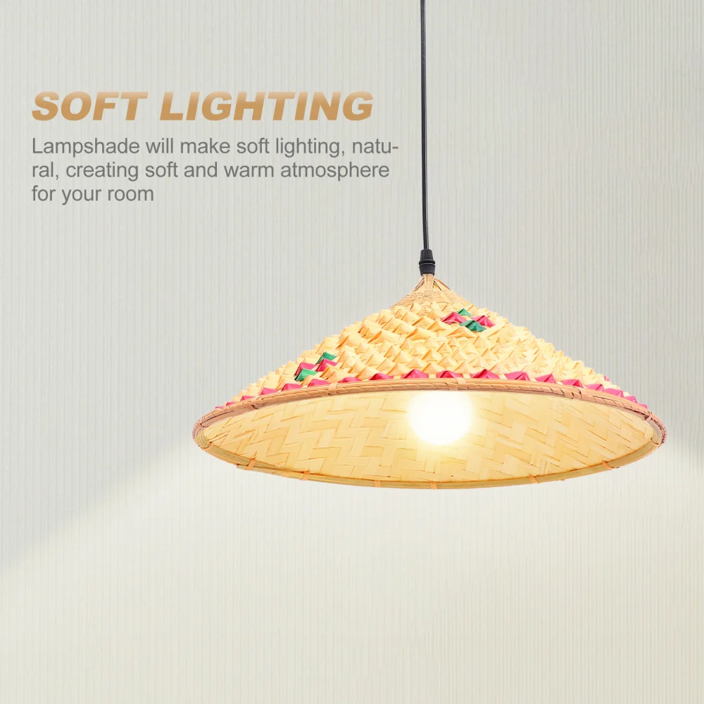 

1pc Country Style Lampshade Hanging Pendant Light Cover Living Room Decoration