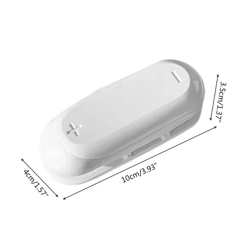 

Mini Bag Sealer 2 in 1 Heat Sealer/Cutter w/ Hook Portable Food Sealer Handheld Bag Sealer for Kitchen Food Storage