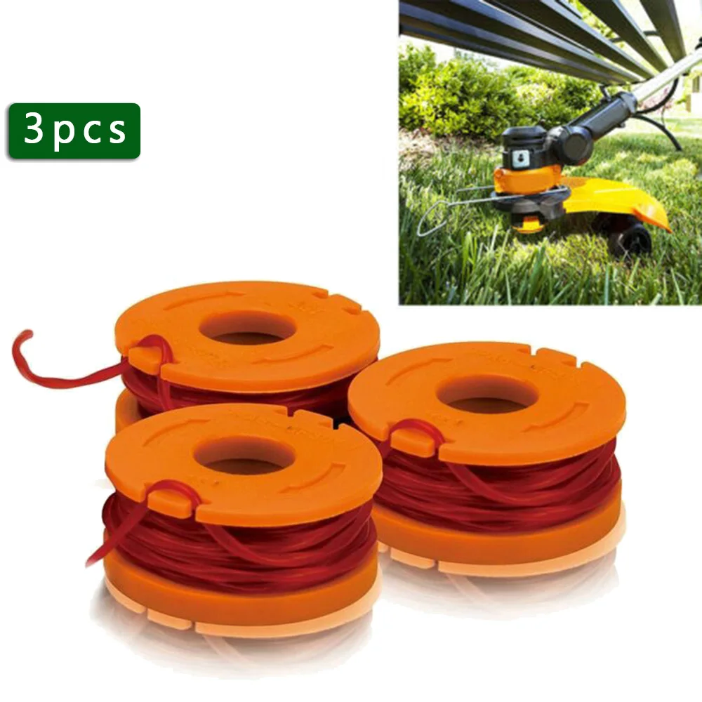 

3 шт. сменная катушка и линия для газонокосилки WG150E WG151E WG154E WG155E WG157E, аксессуары для газонокосилки, большая сделка