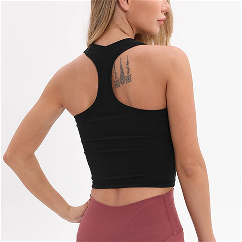 Жилет для йоги COLORVALUE мягкая розовая Спортивная майка занятий йогой топ красивой