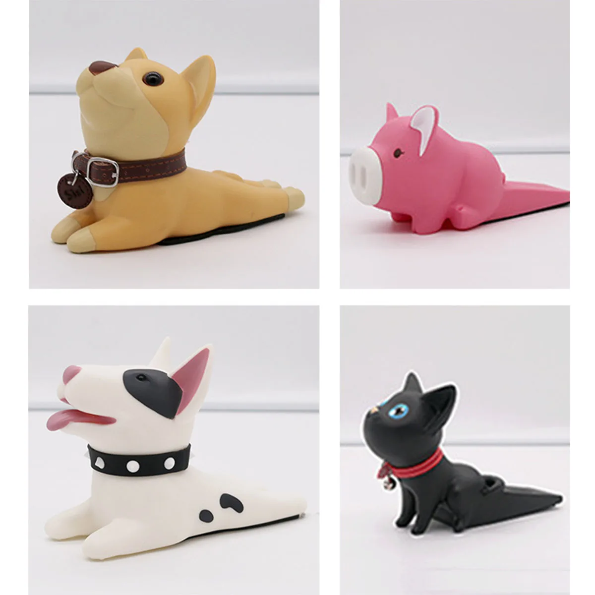 

Cartoon Cute Door Stops Creative Silicone Door Stopper Holder Safety Toys For Children Baby Fingers Protector Door Wedge Bumper