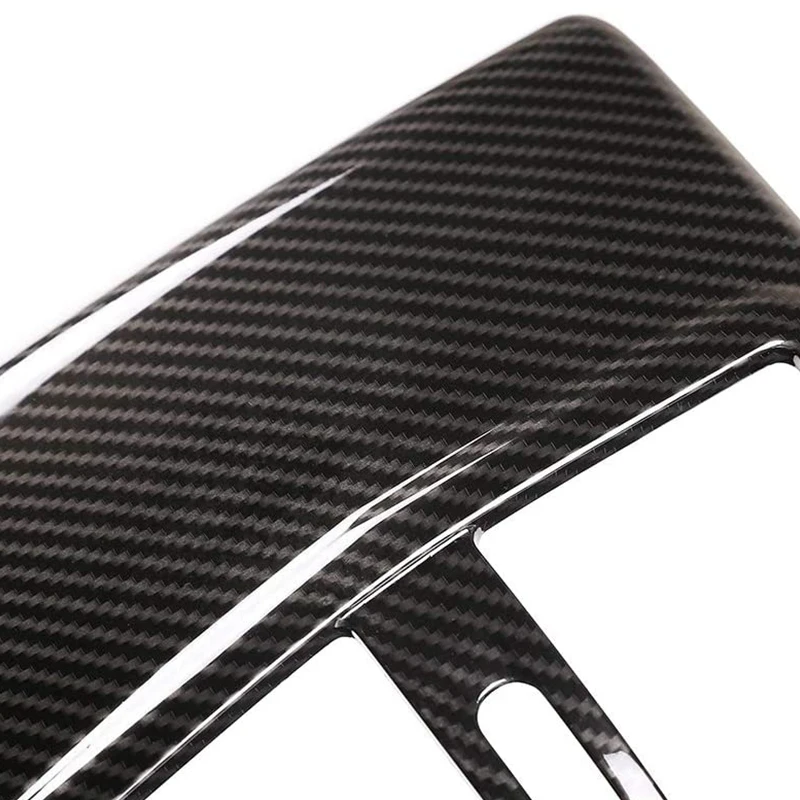 

ABS Carbon Fiber Rear Air Condition Outlet Vent Cover Trim Sticker Accessories For Mercedes Benz W212 E-Class 2012-2015