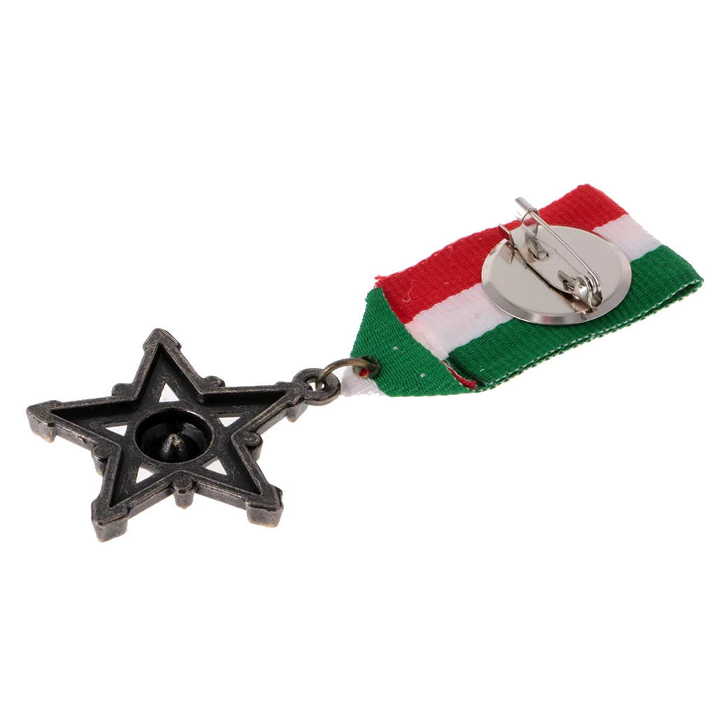 Мужская брошь в стиле ретро ВМФ США панк звезда медаль значок на булавке |