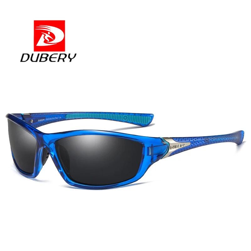 DUBERY Polarized Sunglasses For Men Retro Male Sun Glasses Mirror Mens Night Vision Goggles Shades Brand Designer Oculos - Цвет линз: C9