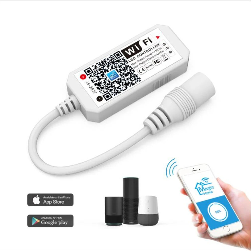 Светодиодный контроллер Magic Home миниатюрный пульт дистанционного управления с Wi-Fi