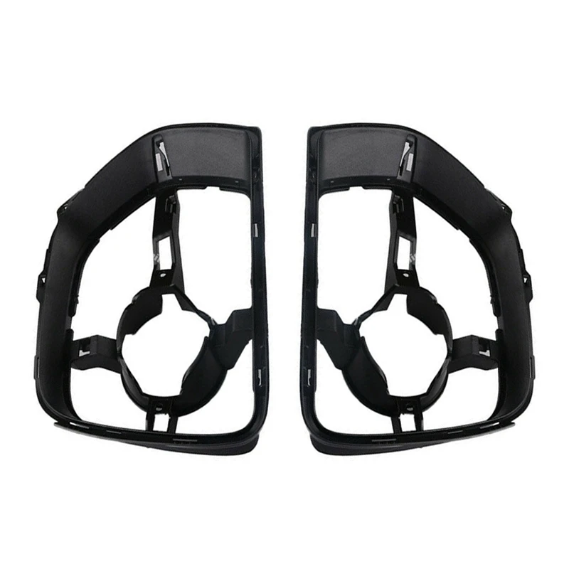 

Pair Front Bumper Fog Lights Cover Fog Light Grill Grille for -BMW X6 E71 2008-2014 51117210936 51117210935