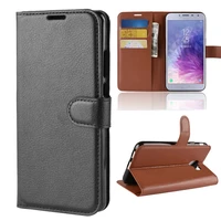 wallet cover card holder phone cases for samsung galaxy j4 plus j4plus pu leather case protective shell