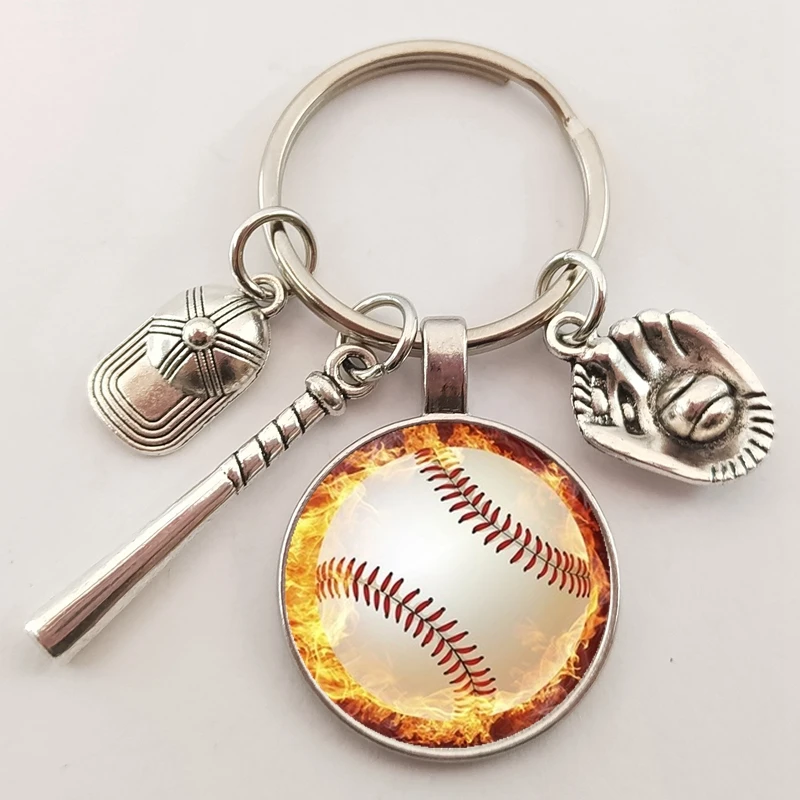 Брелок для ключей Мужской винтажный спортивный в стиле ретро силуэт ювелирное