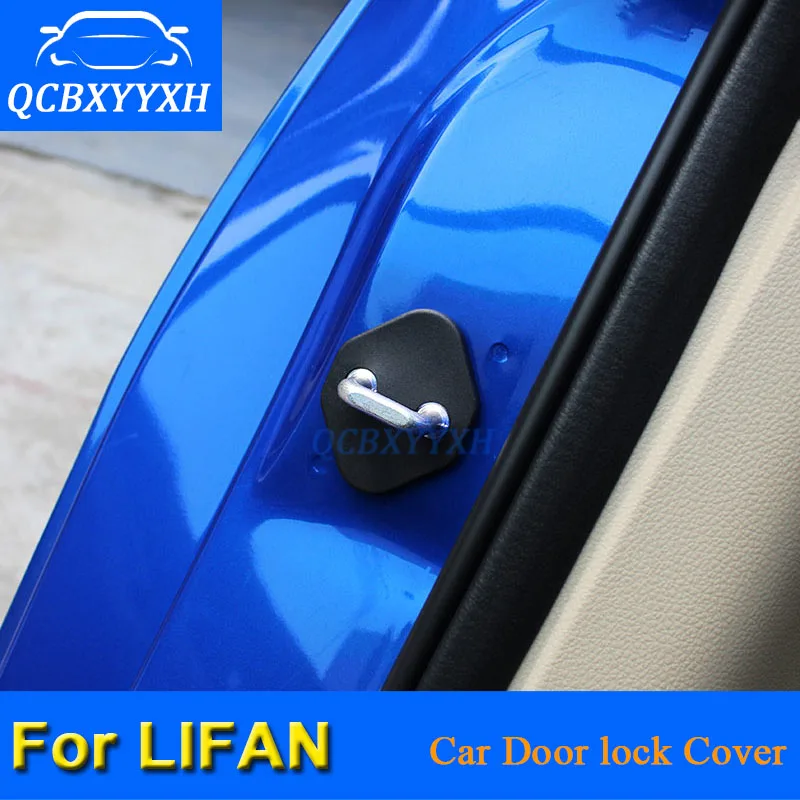 Защитные чехлы для дверных замков 4 шт./лот ABS Lifan X50 X60 620 720 защитный чехол дверей