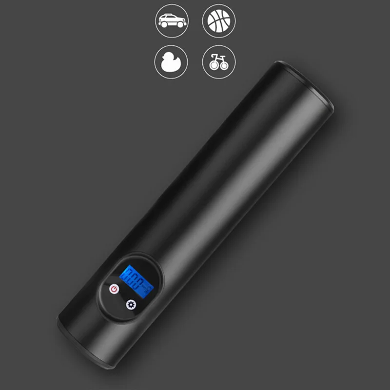 Precio 12V 100MPB Interfaz USB Compresor De Aire Portátil Bomba Inflable Con Pantalla LCD Para Bicicletas De Coche Neumáticos Bolas Anillos De Natación