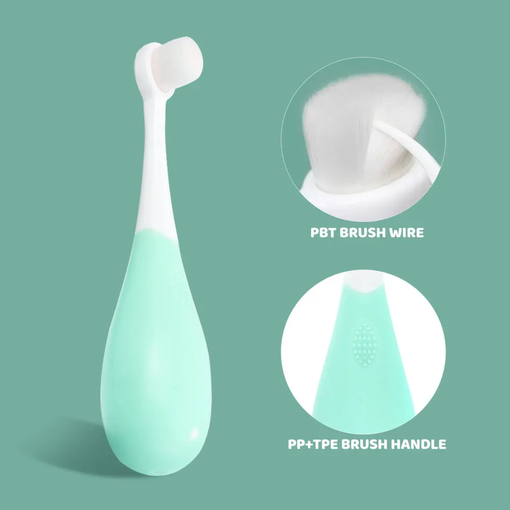 

3pcs Baby Toothbrush Set Cozy Toothbrush Prevent Gum Pain for Kids