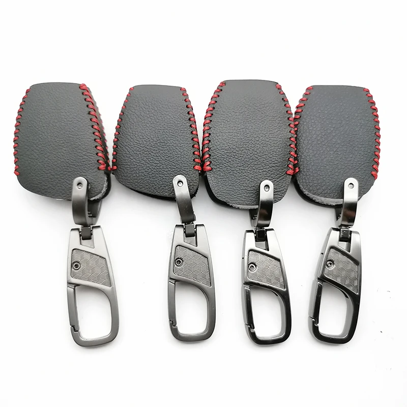 Newest Hot Sale Car Key Cover Leather Case Keychain for Mercedes Benz AMG BGA W C B R A S E Classe CLS CLK SLK CL Remote Holder |