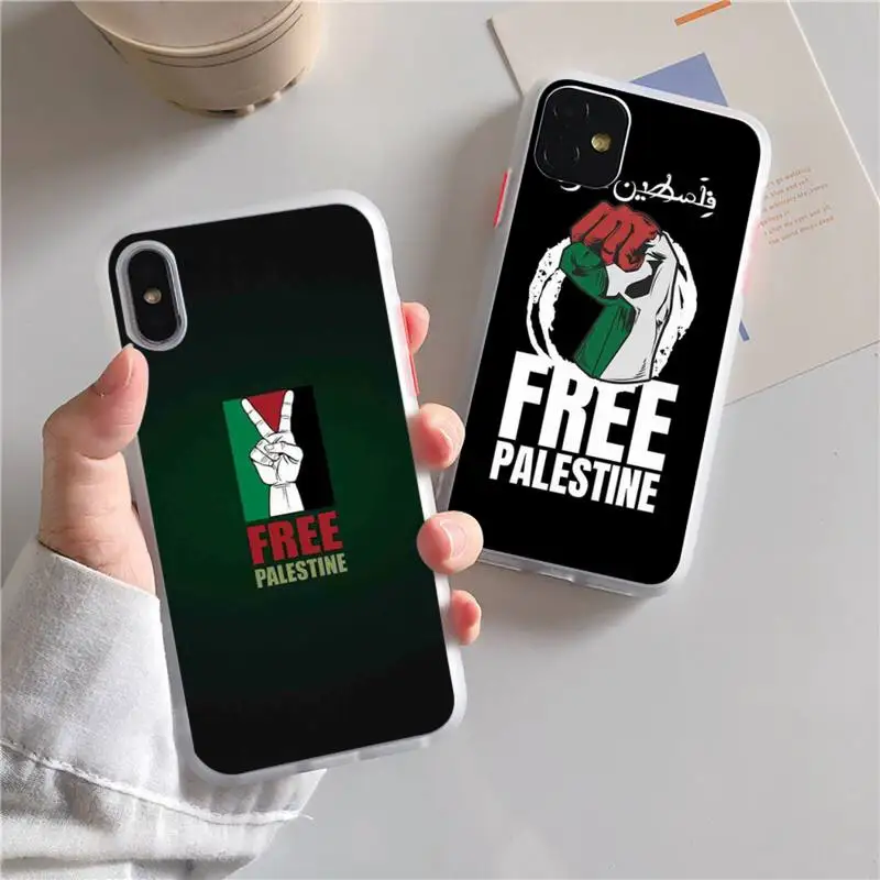 

Роскошный Уникальный чехол для телефона с флагом Палестины для iphone 13, 12, 11, xr, xs, x, 7, 8 pro max, простой мягкий силиконовый прозрачный чехол из ТПУ