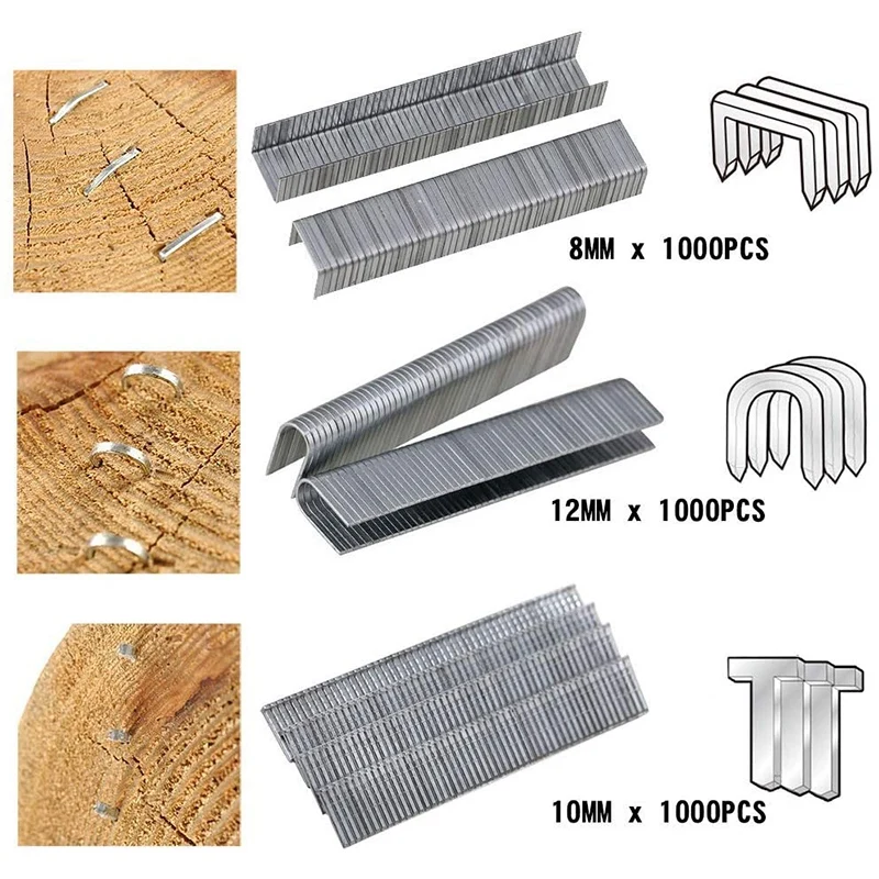 

Staple, Heavy Duty Staple , 3 in 1 Manual Staple Nail With3000 Staples For Upholstery, Material Repair, Furniture