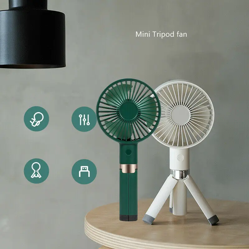 Мини-вентилятор 2000 мАч Перезаряжаемый USB-вентилятор портативный 3-скоростной