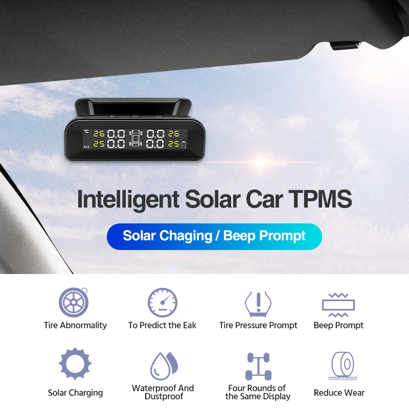 E ACE TPMS Автомобильная сигнализация давления в шинах монитор система дисплей