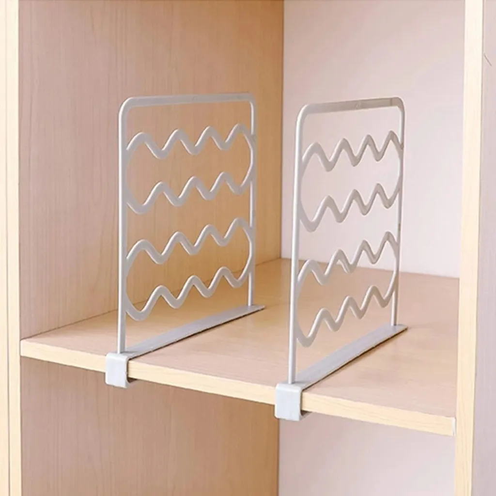 2 шт. креативные полки для шкафа разделители одежды органайзер полка гардероба