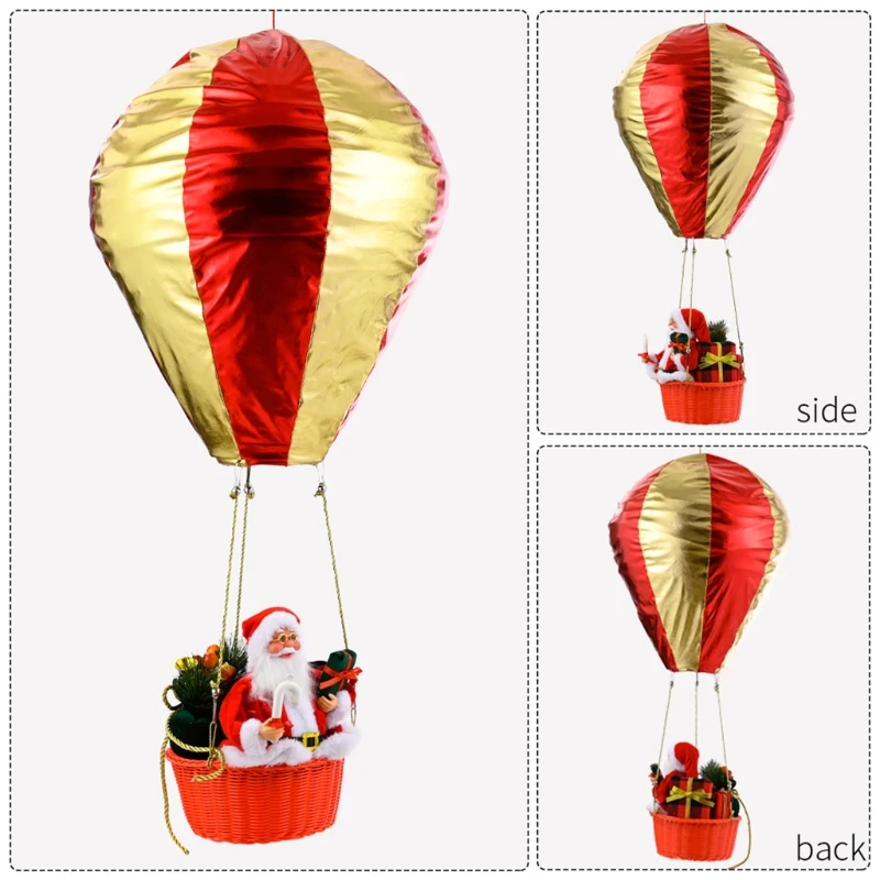 Воздушный шар с Сантой 4XFA декоративный подвесной потолочный светильник для