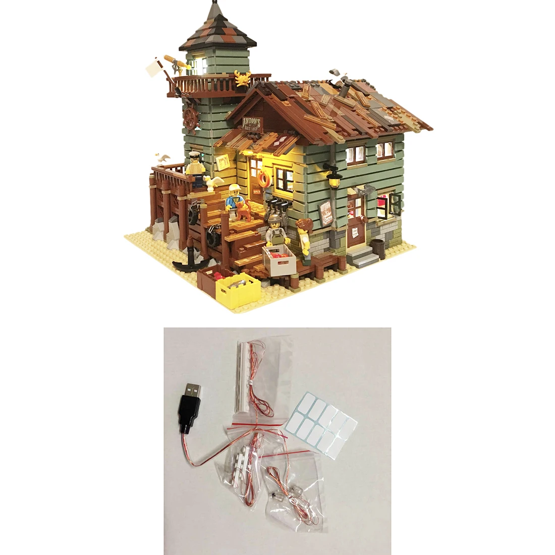 Питаемые через USB порт строительные блоки светодиодный светильник ing комплект