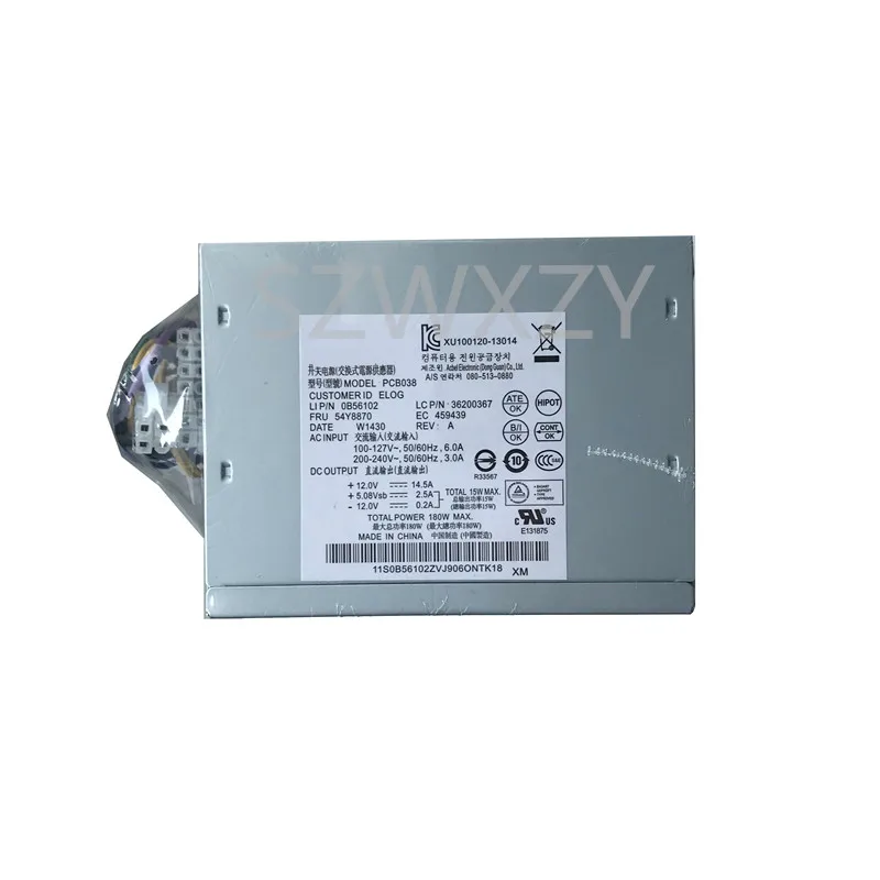 SZWXZY для Lenovo HK280 23FP 25FP блок питания PCB037 PCB038 180W быстрая доставка|Компьютерные кабели
