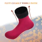 Комплект теплых женских носков, 3 пары в упаковке, утепленные нейлоновые кашемировые однотонные мягкие бархатные зимние сапоги, черные носки для сна