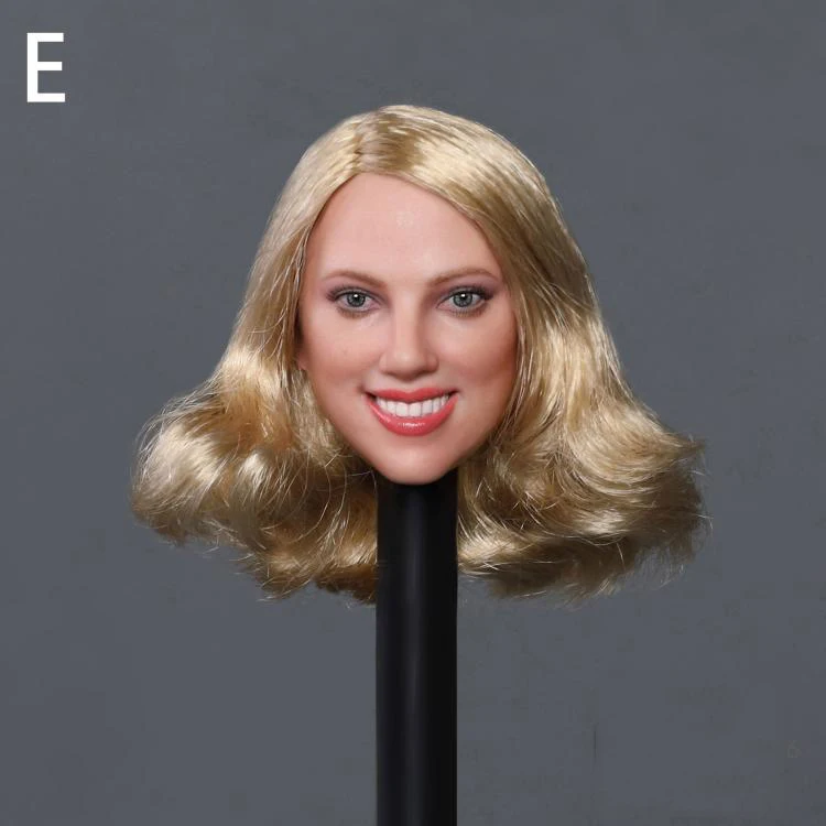 GC033 1/6 европейские и американские куклы Wowen голова улыбающееся лицо с глубокими